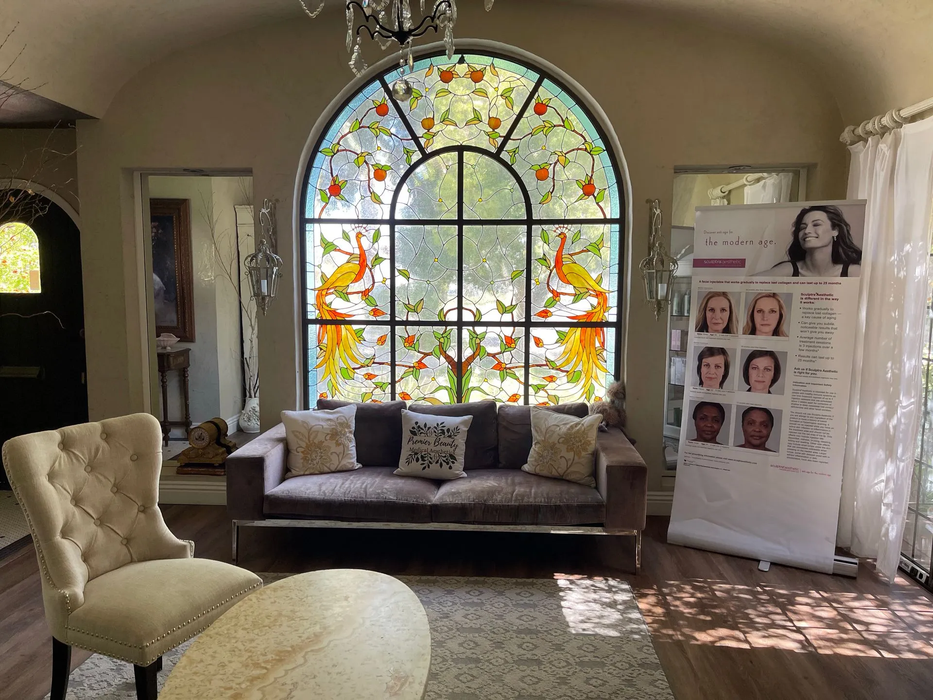 Comfortable waiting area